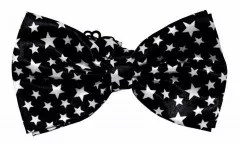 Black & White Star Bow Tie